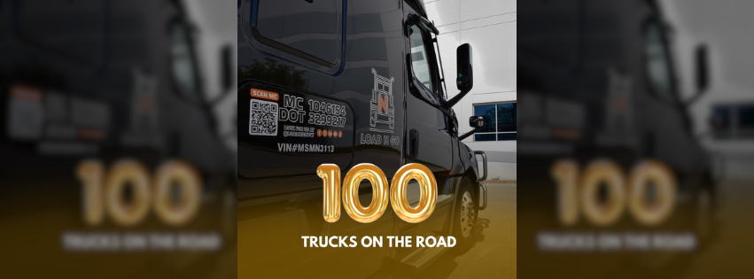 100 trucks on the road
