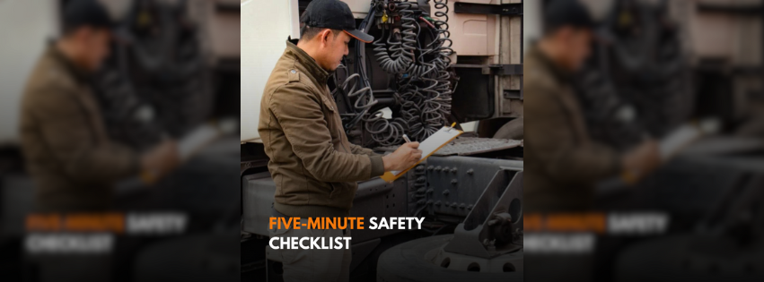 A few minutes at the start of your day can be the difference between smooth cruising and a major mishap.