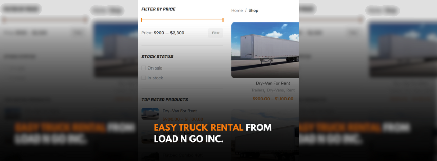 Easy Truck Rental From Load N Go Inc.