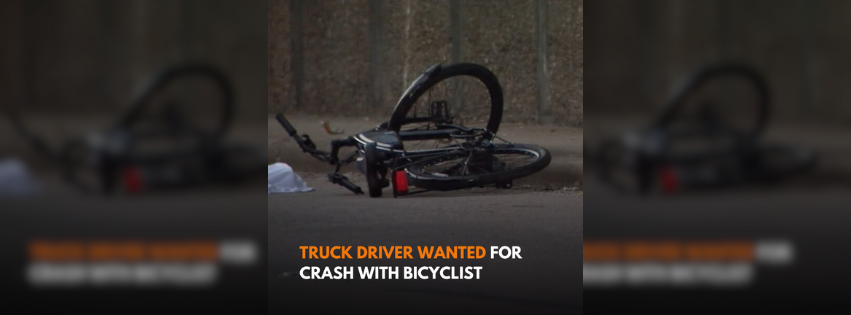 Truck driver wanted by Houston police for crash with bicyclist